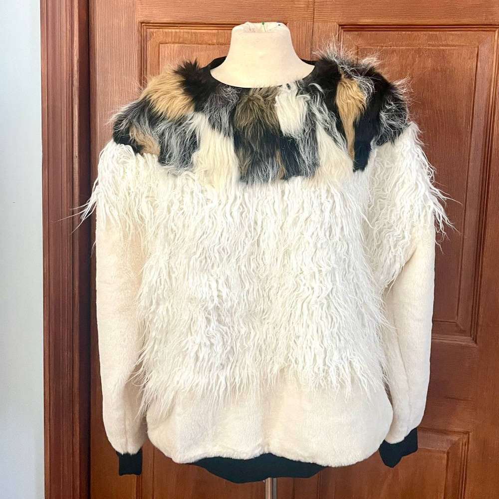 Zara Trafaluc autumn-winter 17-18 fur top